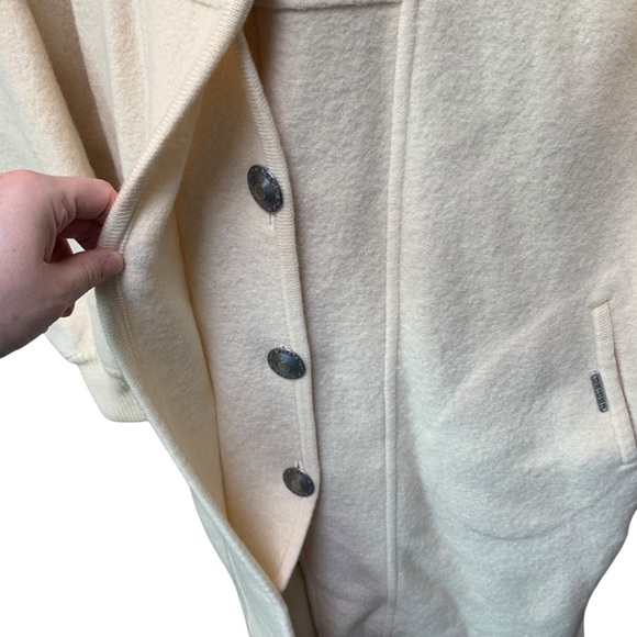 Geiger Collections Coat Womens XXL Oatmeal Cream Neutral Boiled Wool Austria - Picture 5 of 10
